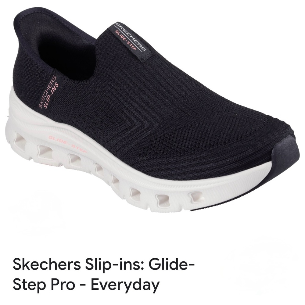 Like NEW! Skechers Black Slip-Ins Glide-Step Pro